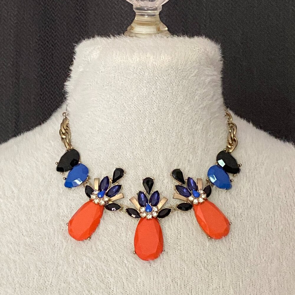 😍💄💋👑💍NECKLACE Auburn Go Gators orange and blue College football accessories